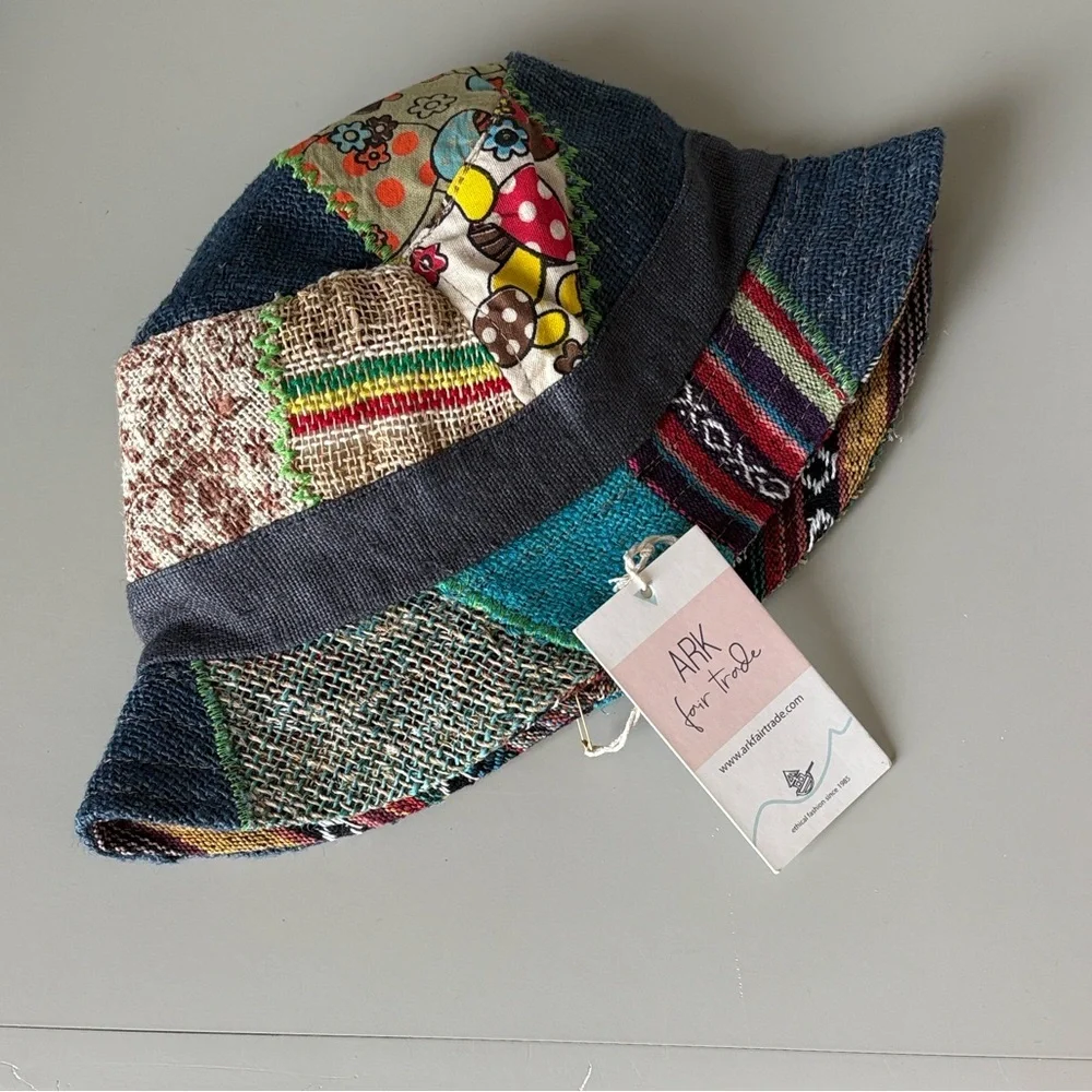 Ark Fair Trade Hemp Bucket Hat Lined NEW - Picture 6 of 7